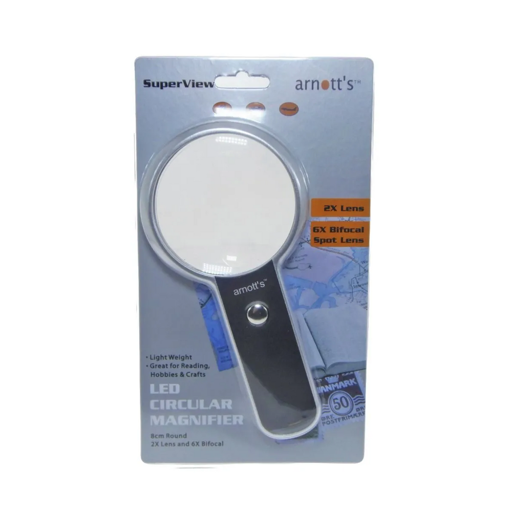 Circular LED Magnifier 8cm