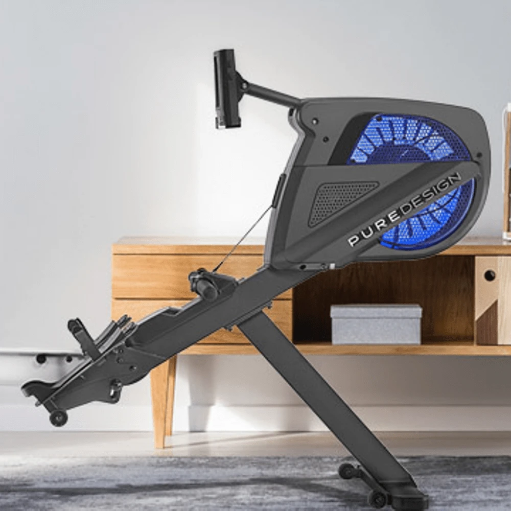 Pure design rowing machine outlet