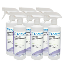 Load image into Gallery viewer, SAN-AIR Surface Mould Remover BUNDLE 6 x 500ml RTU Bottles
