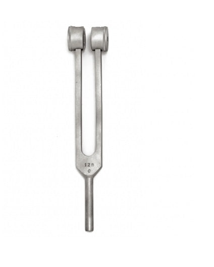 128Hz Steel Tuning Forks with Weights