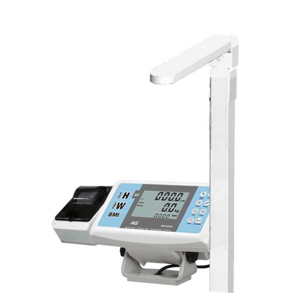 Weight Scale With Rails WM303H Medical Patient Handrail Scale with Height Rod | HMG Direct ...