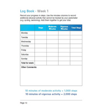 Load image into Gallery viewer, Extra 10,000 Steps Logbook
