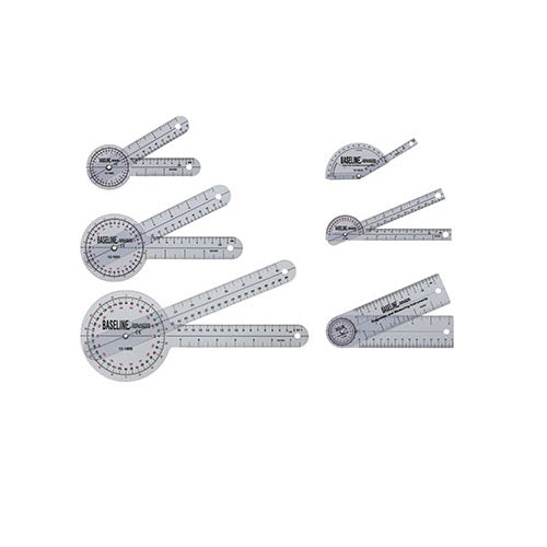 Baseline Plastic Goniometer Set x 6