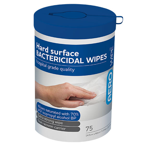 Hard Surface Anti Bacterial Wipes (Tub of 75)