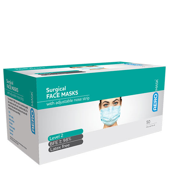 Disposable Surgical Face Masks Box of 50