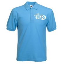 Load image into Gallery viewer, 10,000 Steps Polo Shirt Blue
