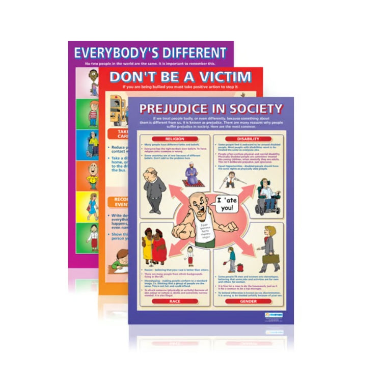 Bullying & Prejudice Posters (6 Posters)