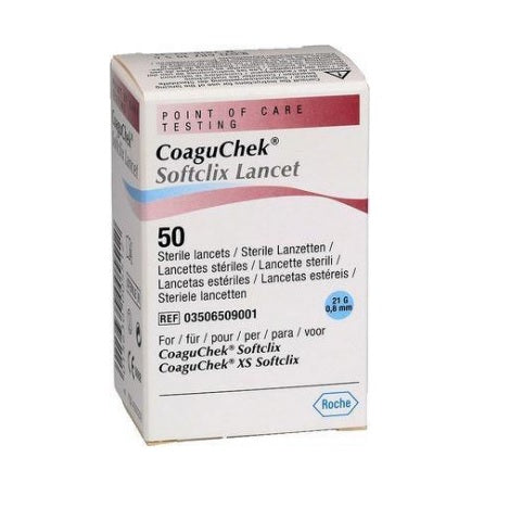 CoaguChek Softclix Lancets (Box of 50)