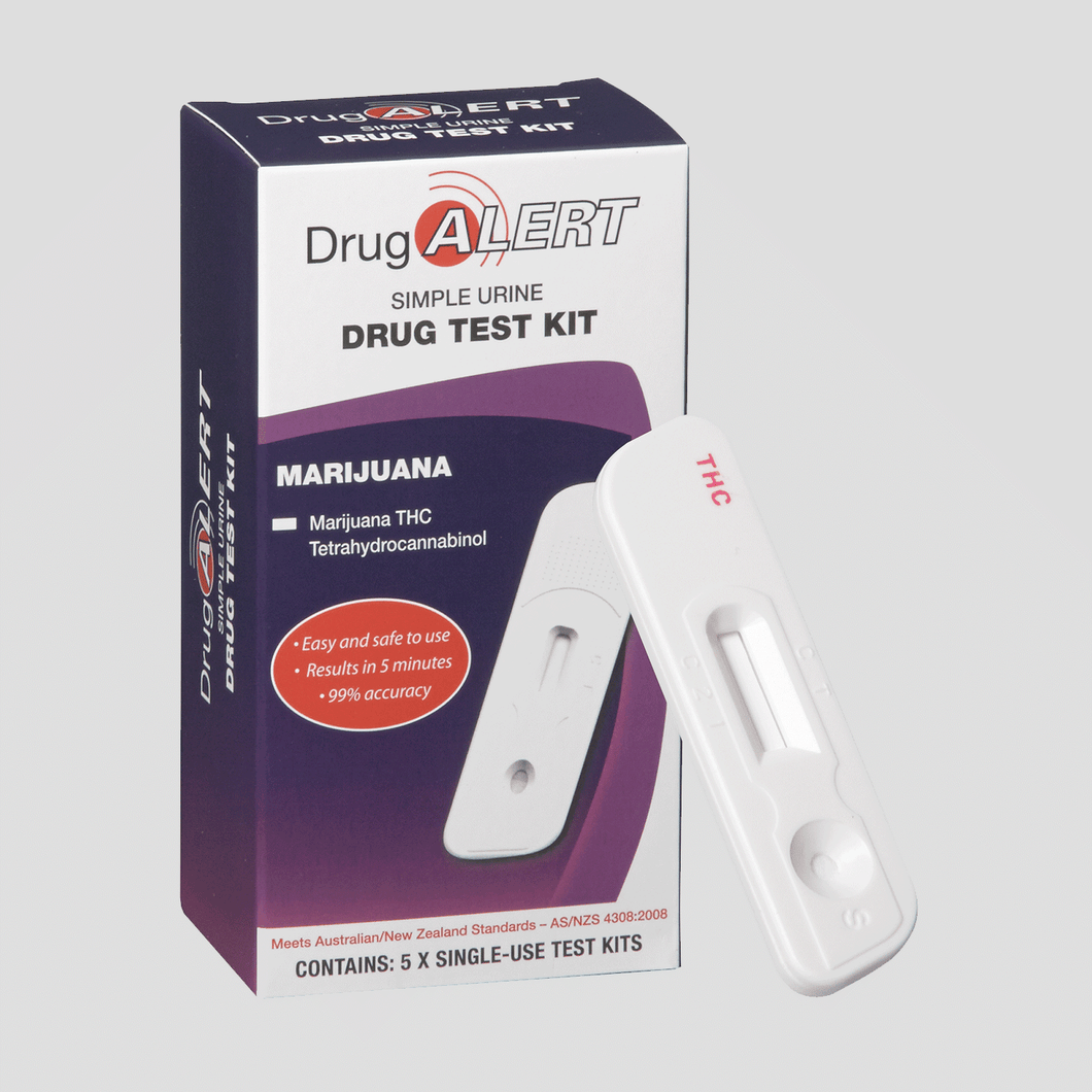 Drug Alert Urine Marijuana Test Kit (Pack of 5)