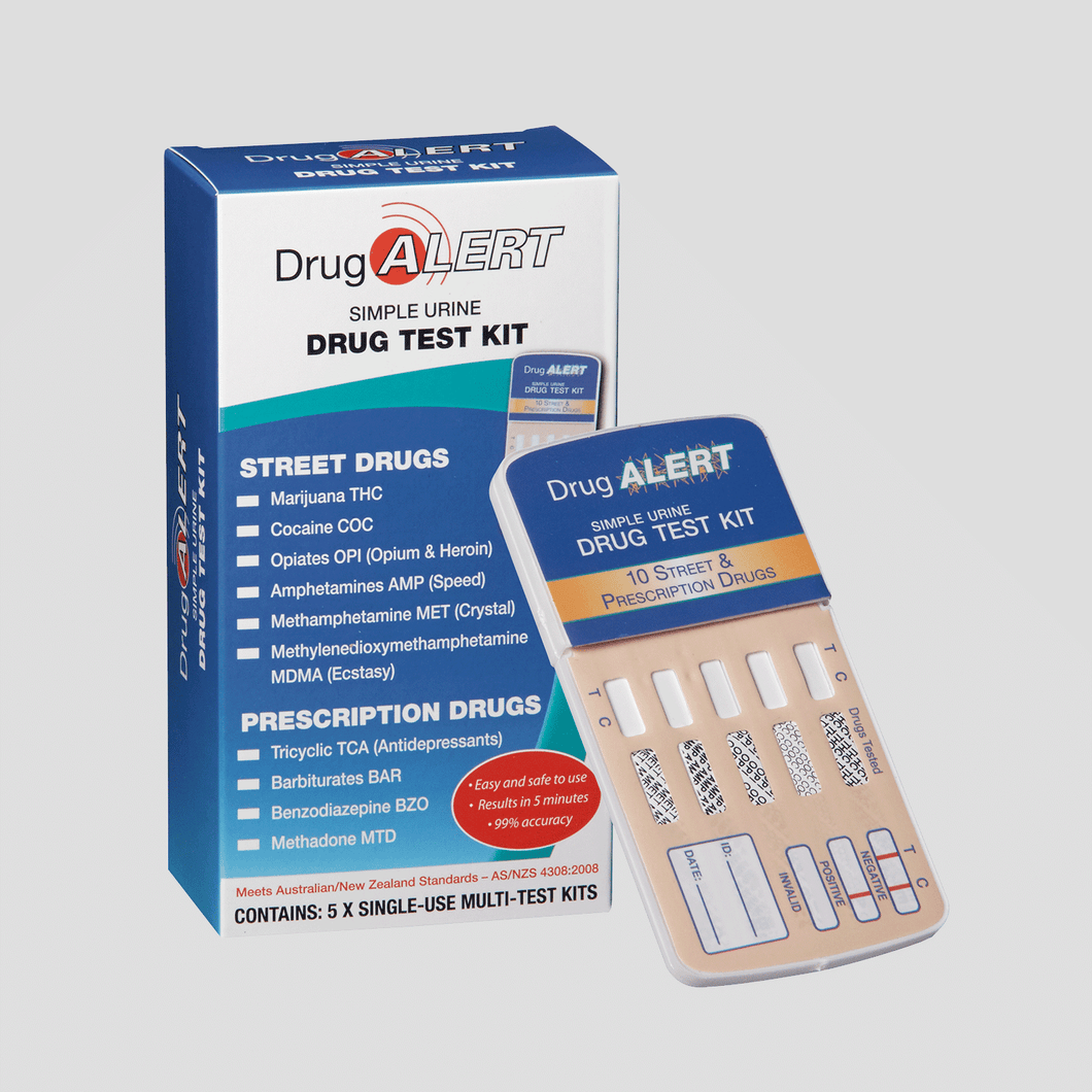 Drug Alert Urine Street & Prescription Drug Test Kit (Pack of 5)