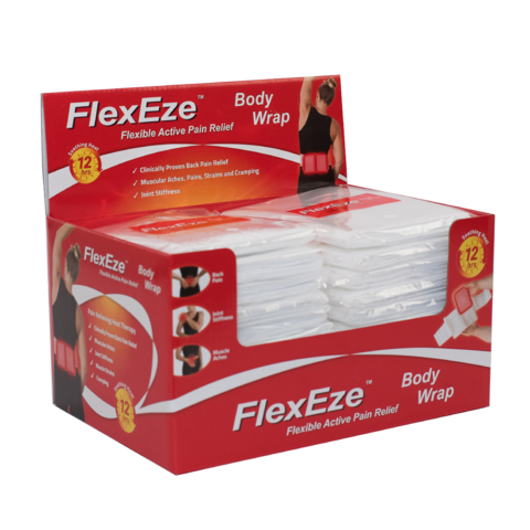 FlexEze Heat Body Wraps (Box of 24)