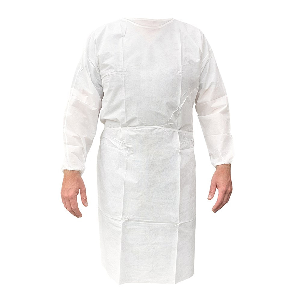 Disposable Fluid Resistant Gown x 10