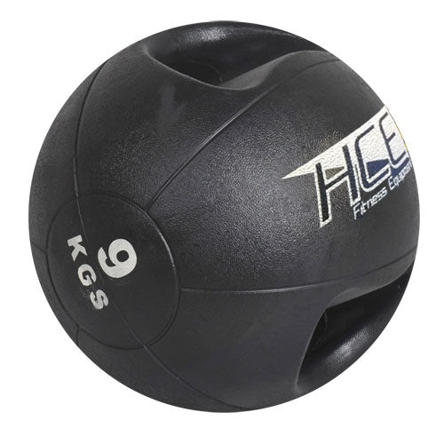 9kg Double Grip Medicine Ball