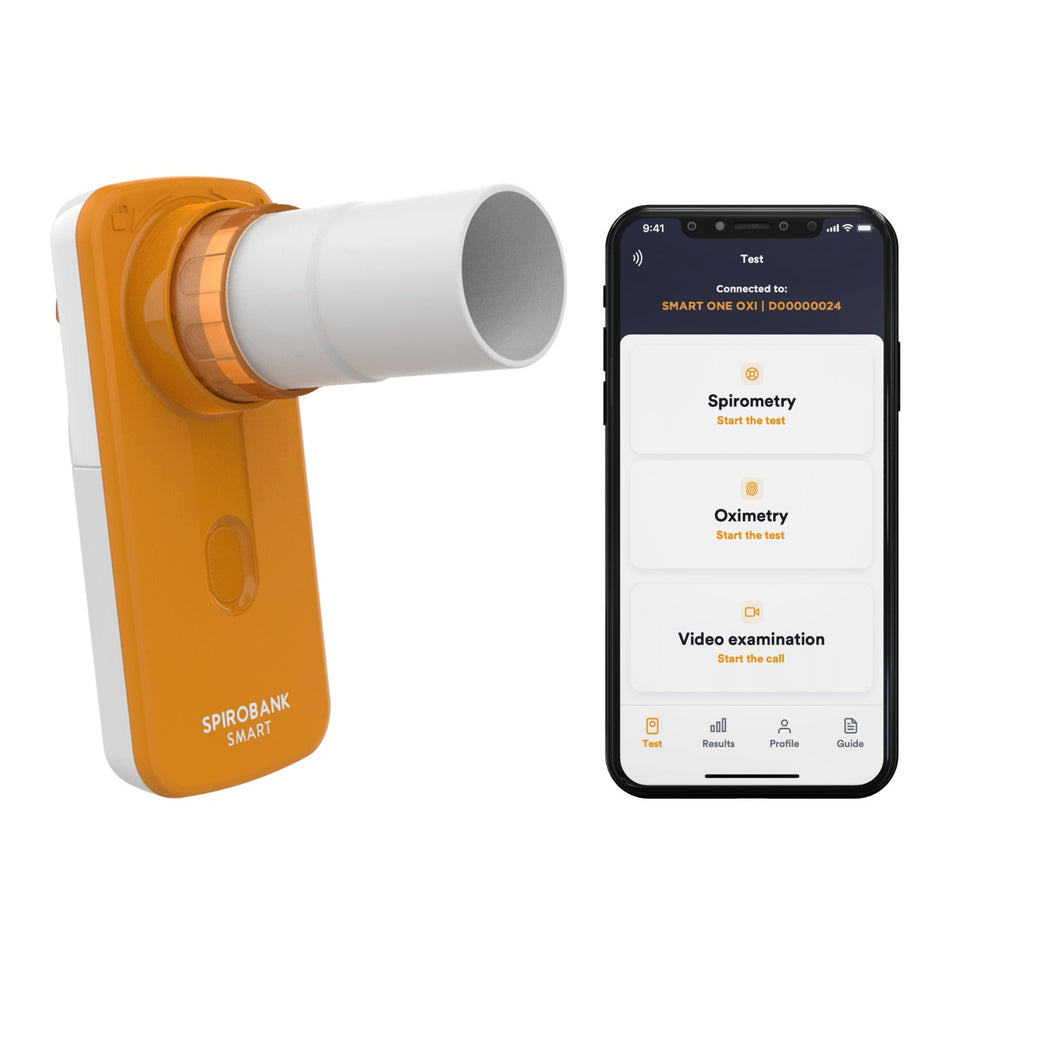 MIR Spirobank Smart Personal & Patient Monitoring Spirometer With App