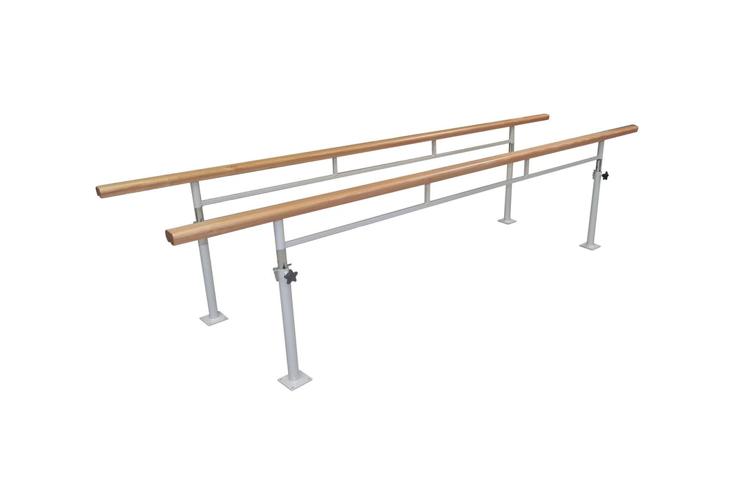 Parallel Walking Rehabilitation Bars Timber 4M (Fixed or Folding)