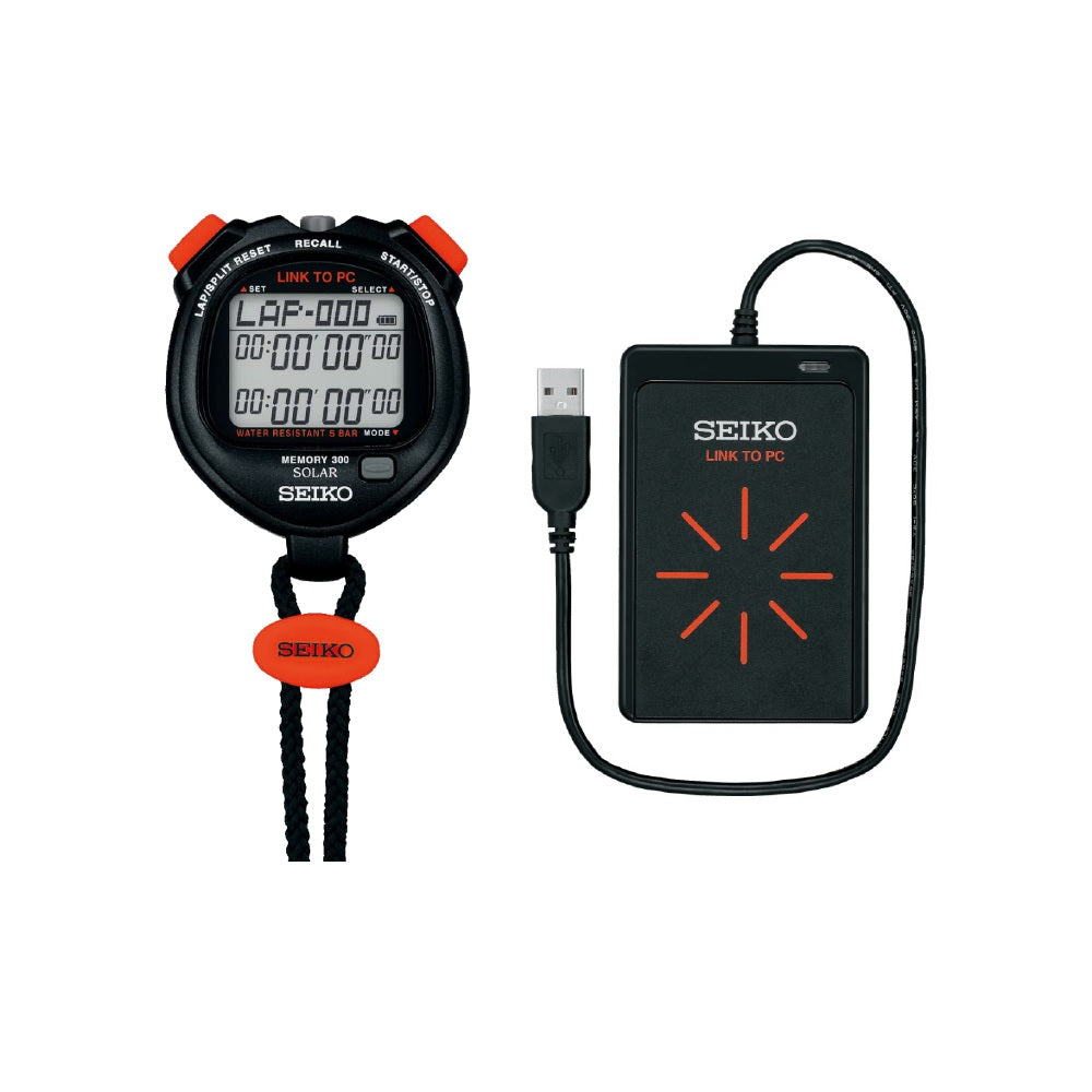 Seiko S064 Solar Powered 300 Split Professional Stopwatch With PC Interface