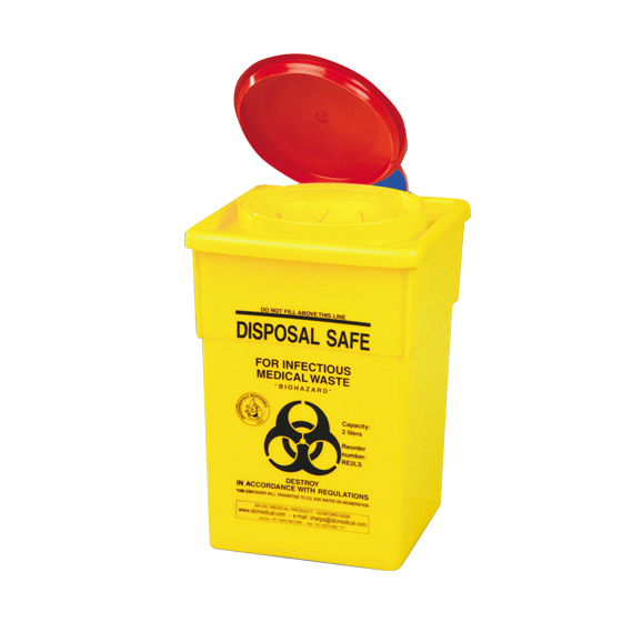 Sharps Safety Disposal Container 2L