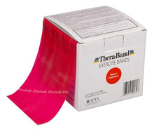 Load image into Gallery viewer, TheraBand Professional Bulk Resistance Band Rolls 45m Medium Red
