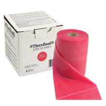 Load image into Gallery viewer, TheraBand Professional Bulk Resistance Band Rolls 45m Medium Red
