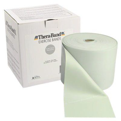 TheraBand Professional Bulk Resistance Band Rolls 45m Super Heavy Silver