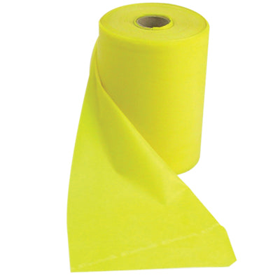 TheraBand Latex Free Bulk Resistance Band Rolls 22m Thin Yellow