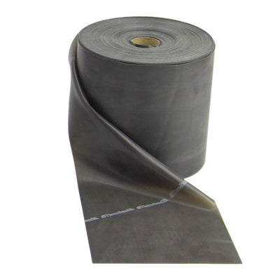 TheraBand Latex Free Bulk Resistance Band Rolls 22m Special Heavy Black