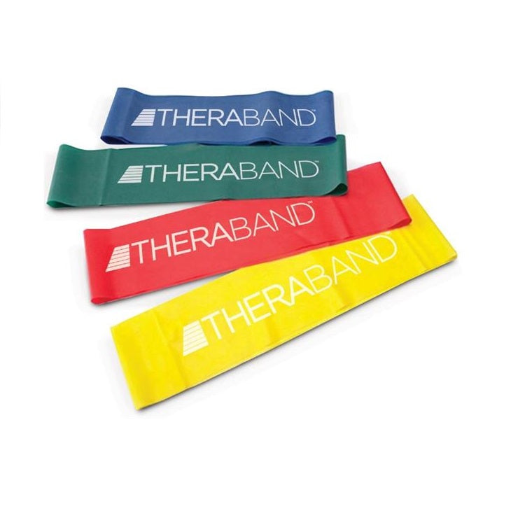 TheraBand Resistance Loop Band Set (4x 20cm Loop Bands)