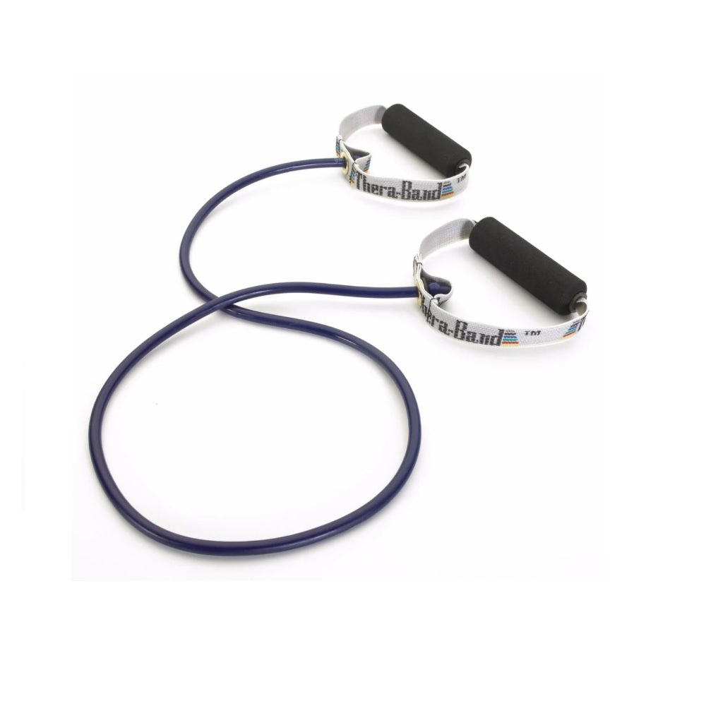 TheraBand Resistance Tubing With Soft Handles Extra Heavy