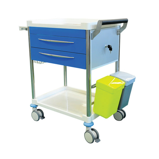 Pacific Medical Treatment Trolley 2 Drawer