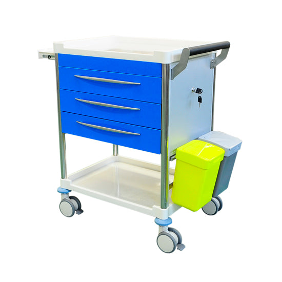 Pacific Medical Treatment Trolley 3 Drawer