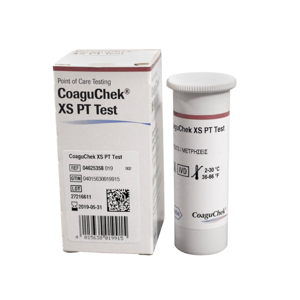 CoaguChek XS PT Test Strips x 24 HMGDIRECT Australia HMGDirect