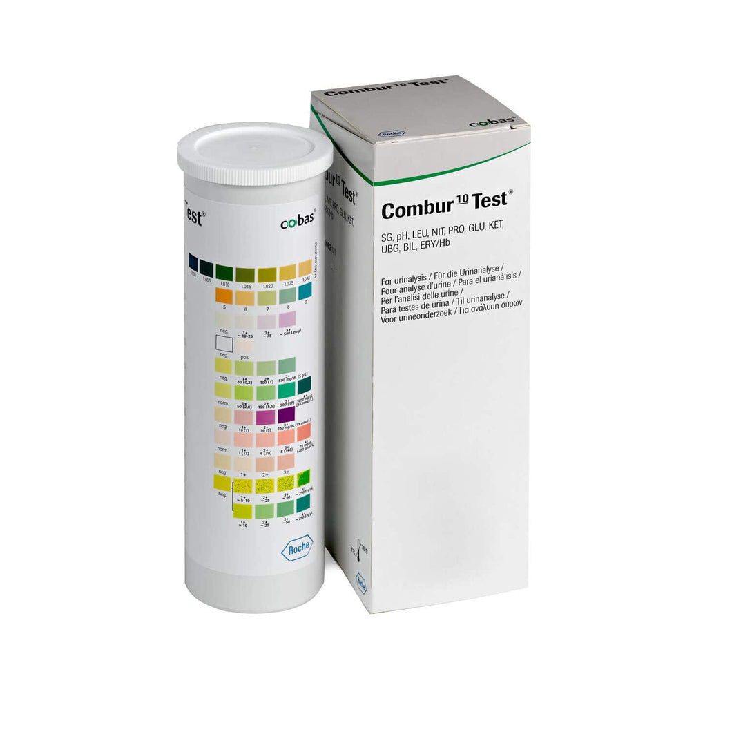 Combur 10 Urinalysis Test Strips (Box of 100)